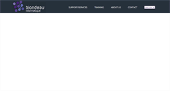 Desktop Screenshot of blondeau-informatique.com